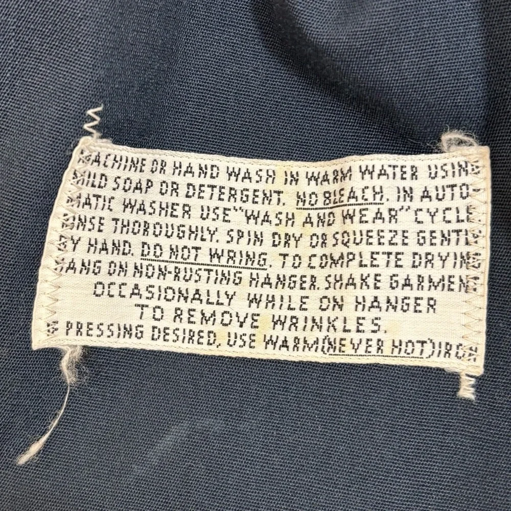 Vintage Sears The Men's Sportswear Jacket Size 40 Blue‎ Zip Up